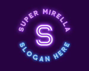 Neon - Bright Neon Bar logo design