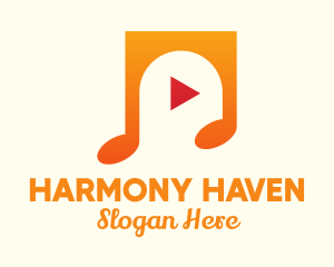 Symphony - Music Streaming Application logo design