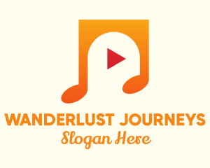 Playlist - Music Streaming Application logo design