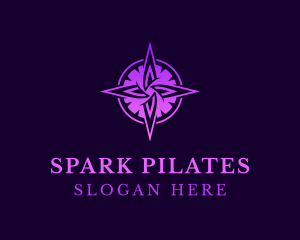 Purple Startup Compass Logo