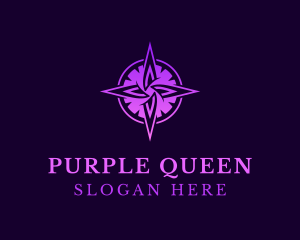 Purple Startup Compass logo design