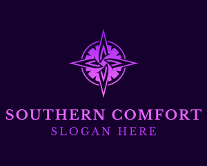 South - Purple Startup Compass logo design