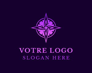 Purple - Purple Startup Compass logo design