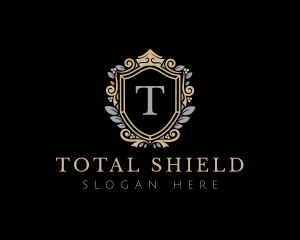 Regal Crown Shield logo design