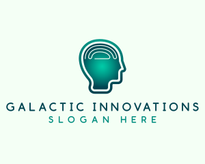 Sci Fi - Head Mind Tech logo design