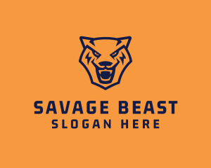 Wild Panther Beast logo design
