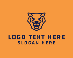 Cougar - Wild Panther Beast logo design