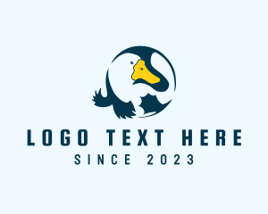 Farming - Goose Duckling Egg logo design