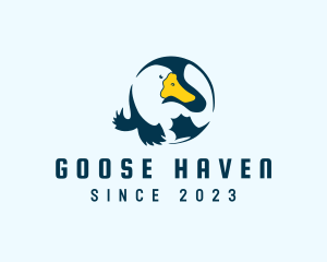 Goose Duckling Egg logo design