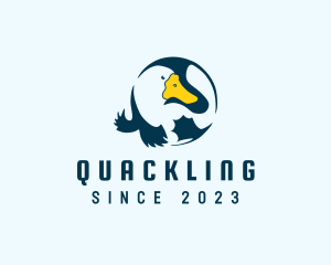 Duckling - Goose Duckling Egg logo design