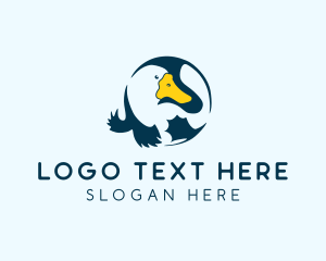 Character - Goose Duckling Egg logo design