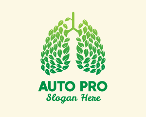 Sars - Green Leaf Lungs logo design
