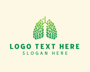 Breath - Medical Leaf Lungs logo design