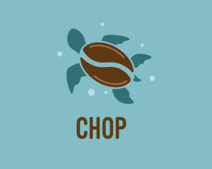 Eco Friendly - Sea Turtle Coffee logo design