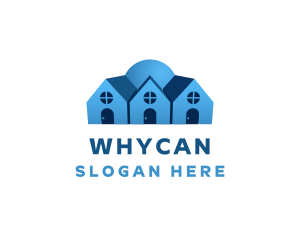 Blue Village House Logo