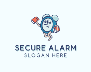 Alarm - Student Alarm Clock logo design