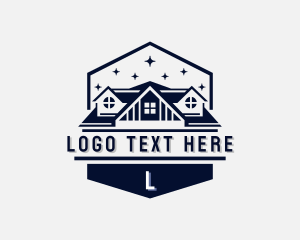 Housing - House Roofing Contractor logo design