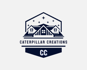 House Roofing Contractor logo design