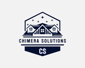 House Roofing Contractor logo design