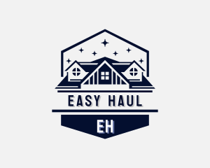 House Roofing Contractor logo design