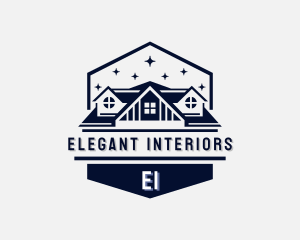 House Roofing Contractor logo design