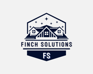 House Roofing Contractor logo design