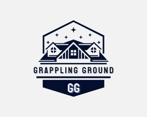 House Roofing Contractor logo design