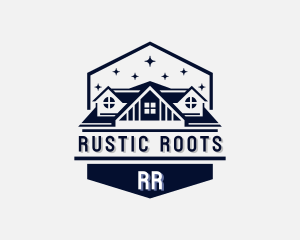Homestead - House Roofing Contractor logo design