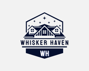 House Roofing Contractor logo design