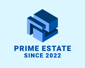 Property - Blue Property Building logo design