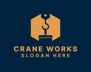 Crane - Heavy Equipment Crane logo design