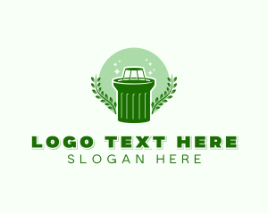 Recycling Bin - Eco Waste Sanitation logo design