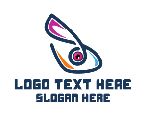 Multimedia - Modern Rabbit Pet logo design