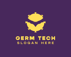 Germ - Germ Virus Bat logo design