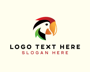 Wild - Parrot Wildlife Bird logo design