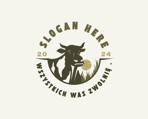 Pasture Cow Farm Logo