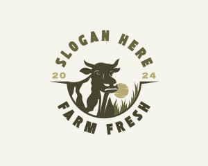 Livestock - Cow Farm Livestock logo design