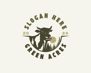 Pasture Cow Farm logo design