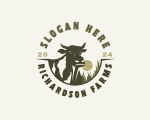 Pasture Cow Farm logo design