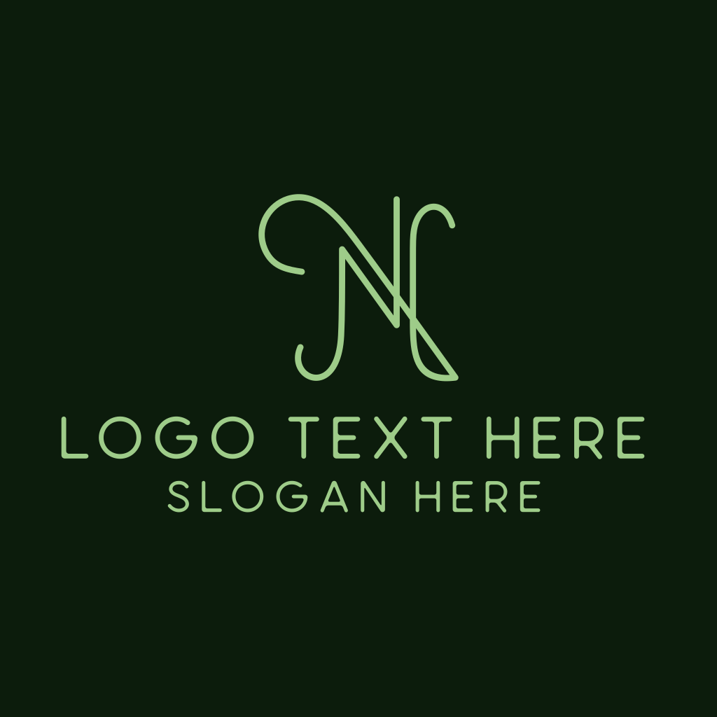 Elegant Script Letter N Logo | BrandCrowd Logo Maker