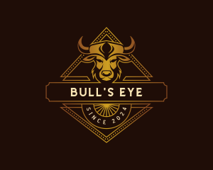 Bull Ranch Bison logo design