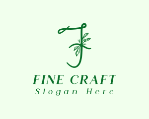 Natural Elegant Letter F logo design