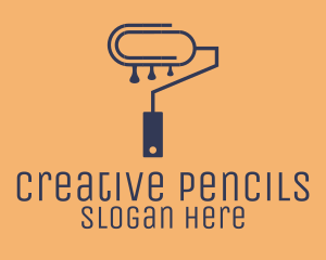 Office Paint Clip logo design