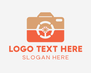 Photo Sharing - Camera Vlogger Influencer logo design