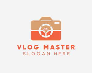 Vlogger - Camera Vlogger Influencer logo design