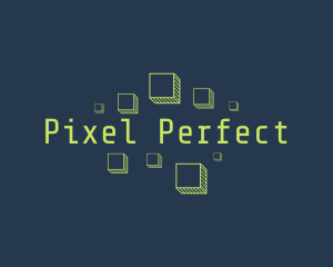 Technology Pixel Computer logo design