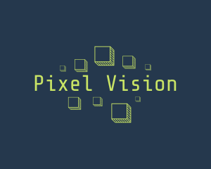 Technology Pixel Computer logo design