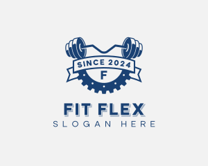 Exercise - Exercise Weights Barbell logo design