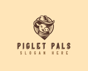 Piglet - Pig Pork Ranch logo design