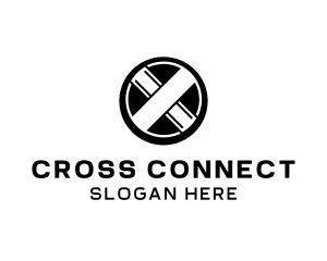 Cross - Modern Emblem Cross logo design